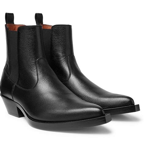 givenchy chelsea boots mens|Givenchy leather work boots.